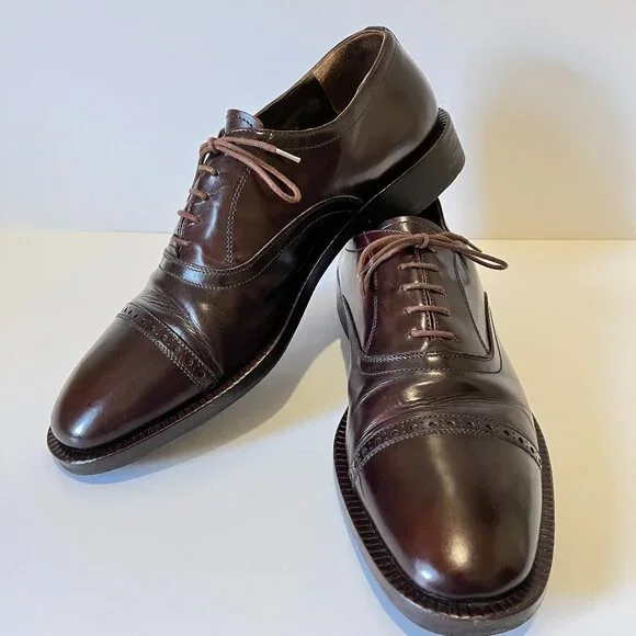 Dark Brown Cap Toe Dress Shoe by Joan & David Couture - Picture 2 of 13